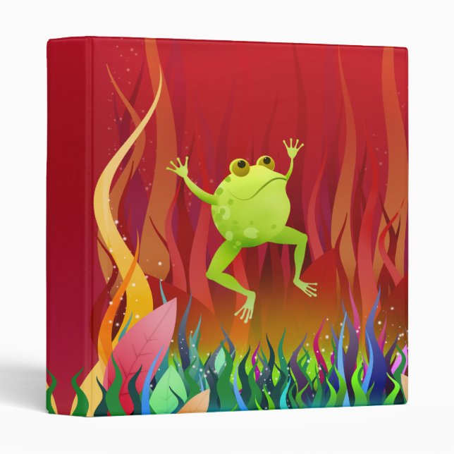 Fabulous Frog - binder / folder (Front/Spine)