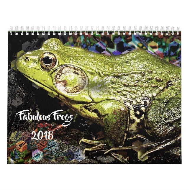 FABULOUS FROGS 2018 calendar (Cover)