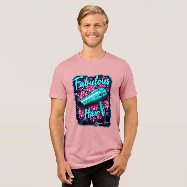 Fabulous Hair Immel T-Shirt Tri-Blend Shirt (Front Full)