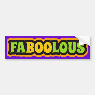 Fabulous Halloween Greeting Bumper Sticker