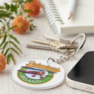 fabulous Ireland travel patch. Poster Keychain