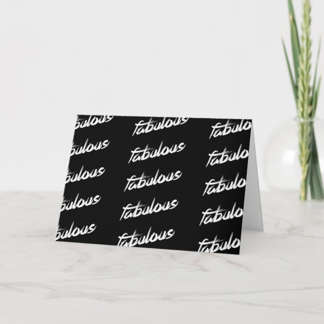 "FABULOUS" IS HOW "OUR CHRISTMAS" WILL BE HOLIDAY CARD (Front)