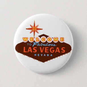 Fabulous Las Vegas 2 Inch Round Button