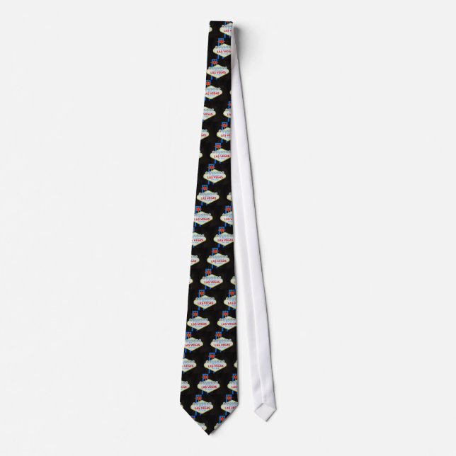 Fabulous Las Vegas Sign Men's Clothing Tie (Front)
