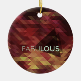 Fabulous luscious background pattern ceramic ornament