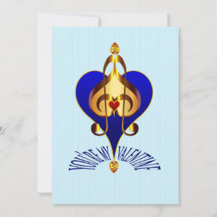 Fabulous My Valentine Design Valentine's Day Card