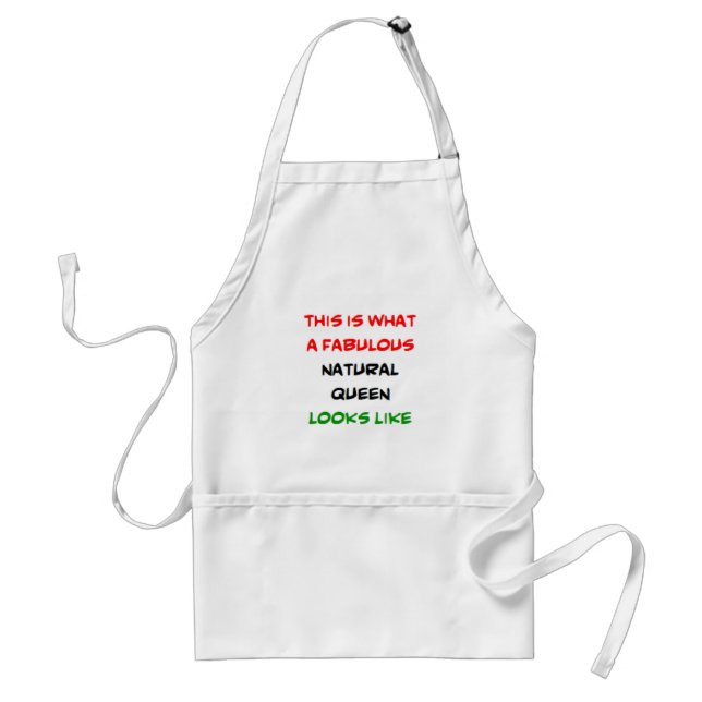 fabulous natural queen standard apron (Front)
