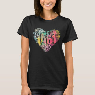 Fabulous October 1961 Girl Legendary T-Shirt