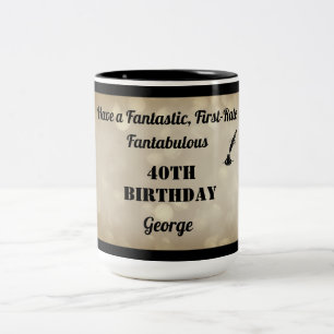 Fabulous Personalised 40th Birthday Mug