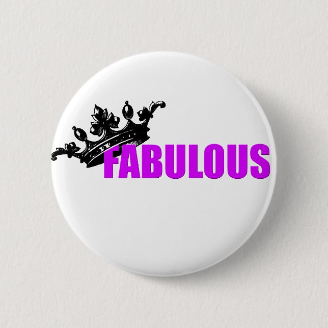 Fabulous Product 2 Inch Round Button (Front)