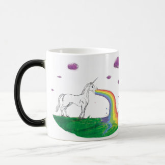 Fabulous rainbow puking unicorn tasse