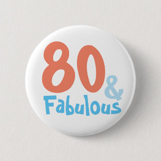 Fabulous Retro Birthday Party 2 Inch Round Button