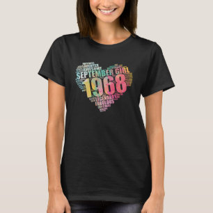 Fabulous September 1968 Girl Legendary & Awesome B T-Shirt