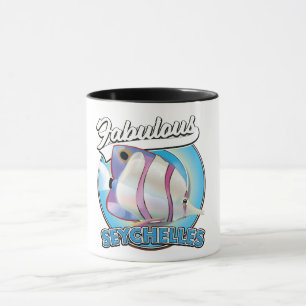 Fabulous Seychelles retro logo Mug