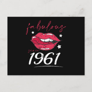 Fabulous since 1961 postcard