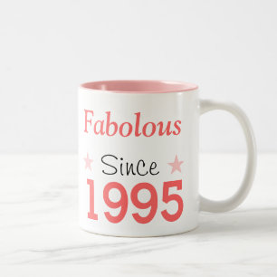 Fabulous Since 1995 Two-Tone Coffee Mug