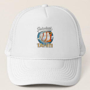 fabulous Tahiti retro logo Trucker Hat
