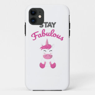 Fabulous Unicorn Gay Pride Stay Fabulous Unicorn iPhone 11 Case
