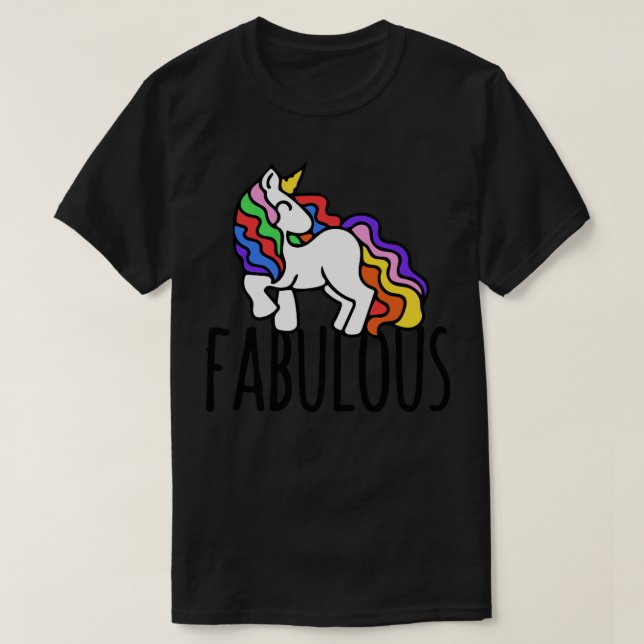 Fabulous Unicorn T-Shirt (Design Front)