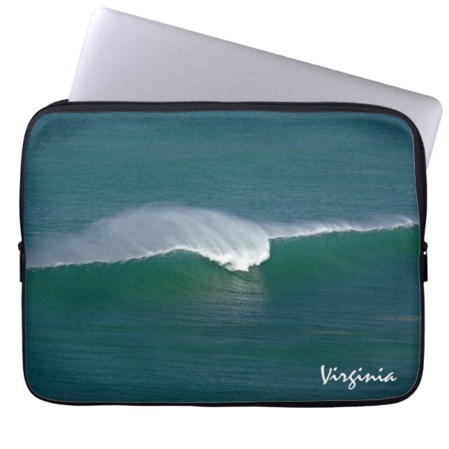 fabulous waves laptop sleeve (Front)