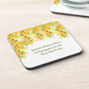 Fabulous Yellow Roses Coaster