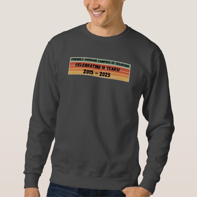 FAC 10 year grey sweatshirt (Front)