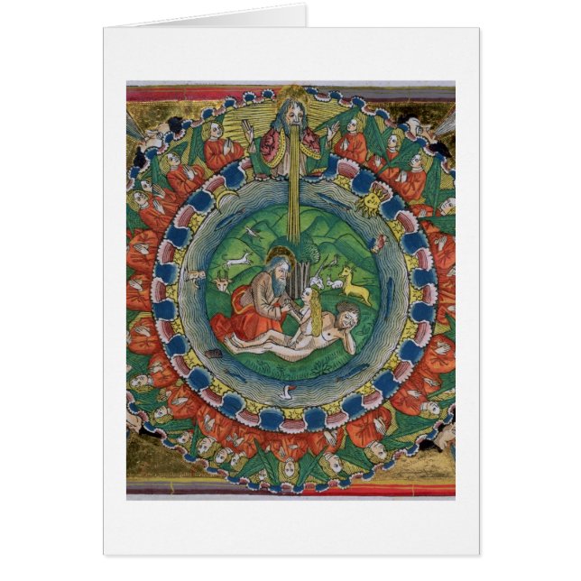 Fac-similez la copie du 2h22 Ève créée par Dieu, (Devant)