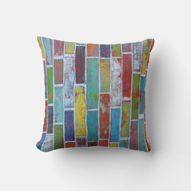 Facade 16 x 16 Outdoor Throw Pillow (Front)