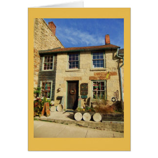 Façade d'Artican de chêne de prairie avec la