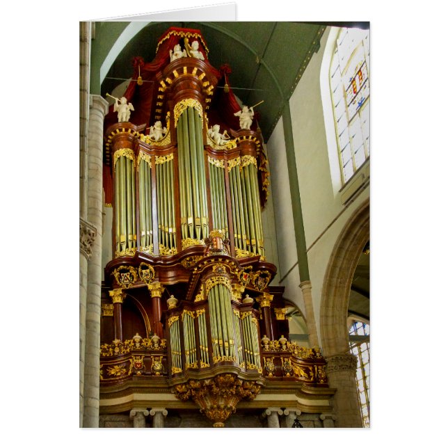 Façade d'organe de tuyau du Gouda (Devant)