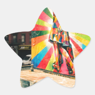 Facade Graffiti Star Sticker