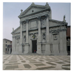 Facade of the church, built 1564-80, facade done i tile