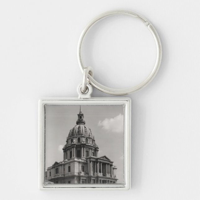 Facade of the Church of St. Louis Keychain (Front)