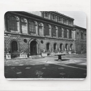 Facade of the library mouse pad
