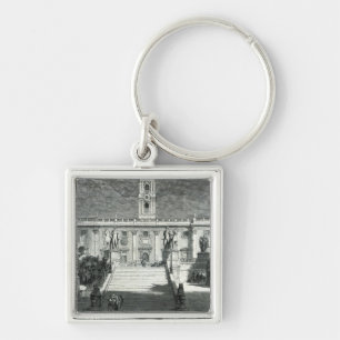 Facade of the Senatorial Palace, Rome Keychain