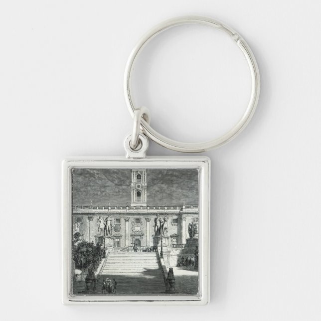 Facade of the Senatorial Palace, Rome Keychain (Front)