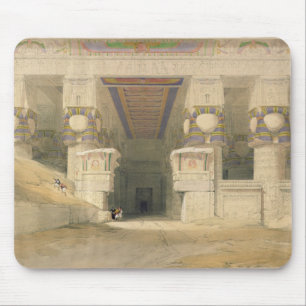 Facade of the Temple of Hathor Mouse Pad