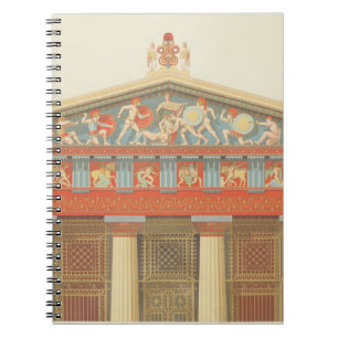 Facade of the Temple of Jupiter at Aegina (323-27 Notebook