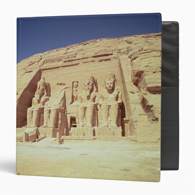 Facade of the Temple of Ramesses II Binder (Front/Inside)