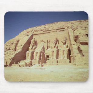 Facade of the Temple of Ramesses II Mouse Pad