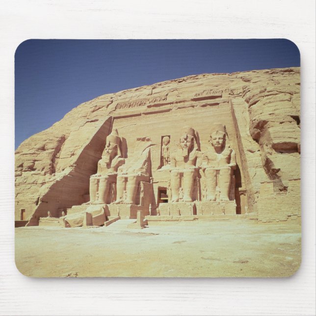 Facade of the Temple of Ramesses II Mouse Pad (Front)