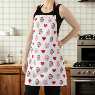 Face Apron, Custom Photo Apron, Baby Gift Apron
