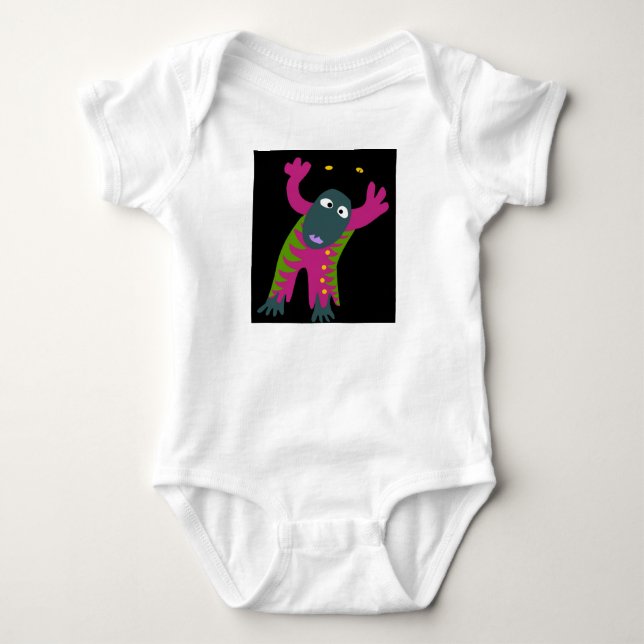 face baby bodysuit (Front)
