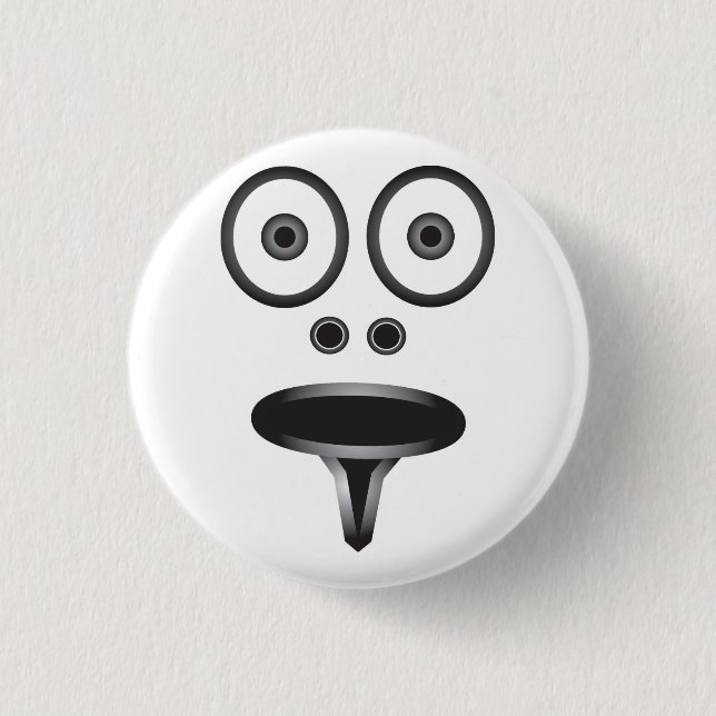 Face Badge 1 Inch Round Button (Front)
