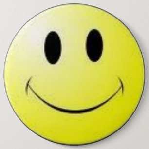 face badge 6 inch round button