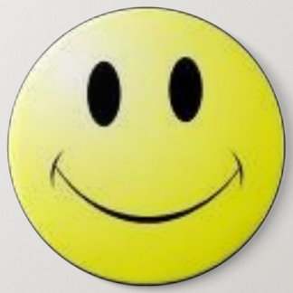 face badge 6 inch round button