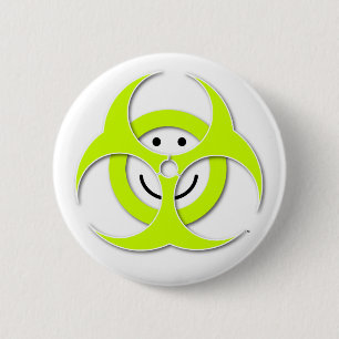 Face Biohazard Button