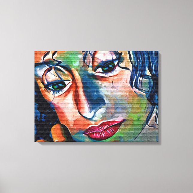 face canvas print (Front)