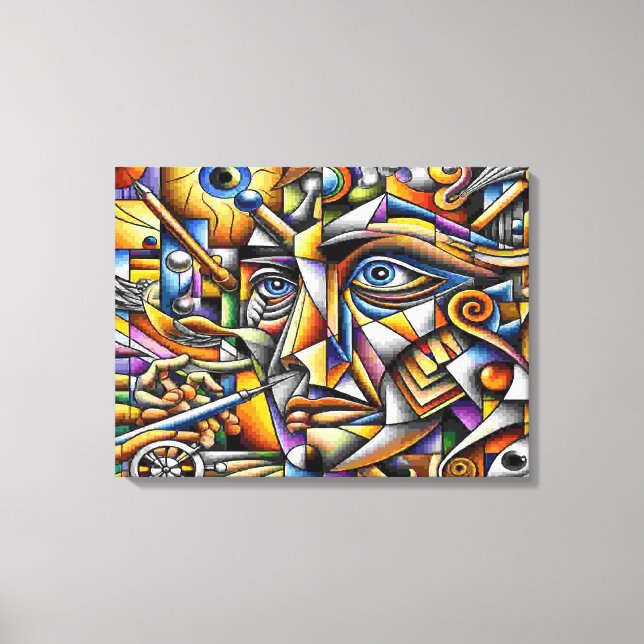 face canvas print (Front)