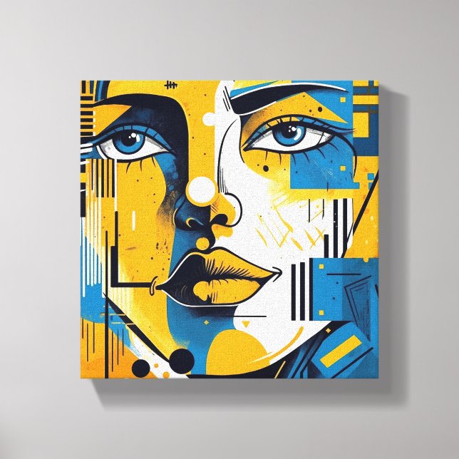 Face Canvas Print (Front)